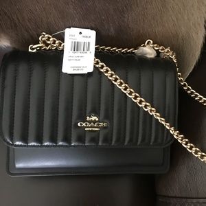 NWT Coach Chain Crossbody.